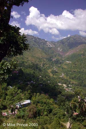 View of Nainital from Jeolikote.
